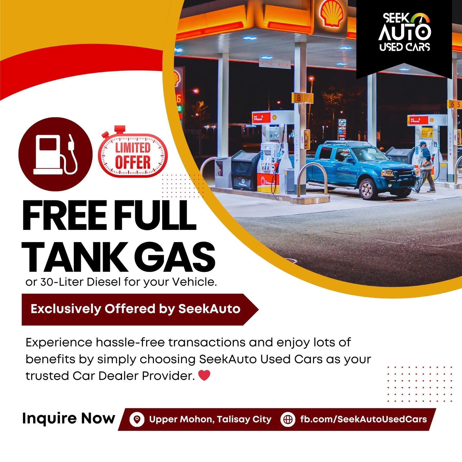 Drive Home with a Full Tank — On Us 🚗⛽