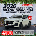 2026 Nissan Terra SV AT
