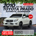 2010 Toyota Landcruiser Prado VX AT